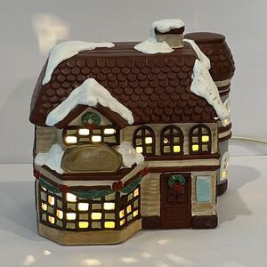 VTG Pacific‎ Rim Acorn Antiques Christmas Village House Lighted #1953 w Cord